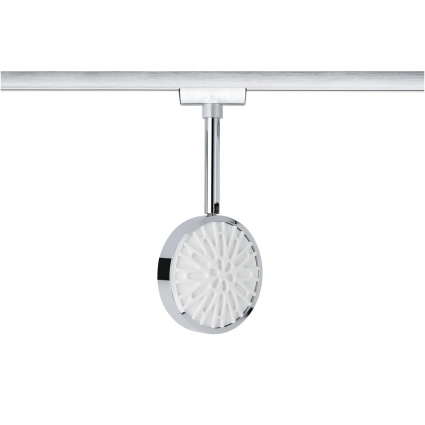 Трековый светодиодный светильник Paulmann VariLine Spot Discus 95513 в современном стиле, цвет хром