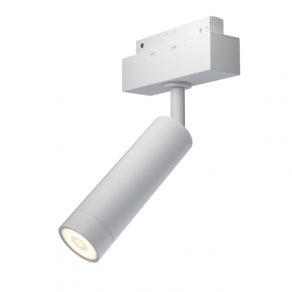 Трековый светодиодный светильник Maytoni Technical Focus Led TR019-2-7W3K-W в современном стиле, цвет белый
