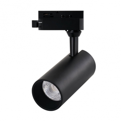 Трековый светодиодный светильник Arte Lamp Regulus A4568PL-1BK в современном стиле, цвет черный