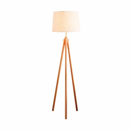 Торшер Loft IT Simplicity Loft7112F в современном стиле, цвет бежевый, мощность 60 Вт