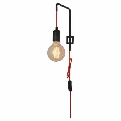 Бра Lussole Loft LSP-8042 в стиле лофт, цвет черный, мощность 40 Вт