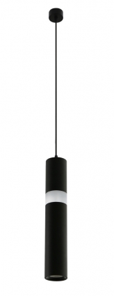 Подвесной светодиодный светильник Crystal Lux CLT 038C360 BL в современном стиле, цвет черный