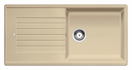 Мойка кухонная Blanco Zia XL 6 S шампань прямоугольная, с крылом, 100x50 см