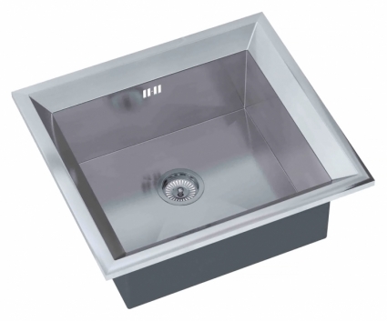 Мойка кухонная Zorg Inox X X-4550 брашированная, прямоугольная, 50x45 см