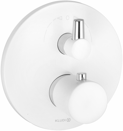 Термостат Kludi Balance 528309175 для ванны с душем, термостат, белый