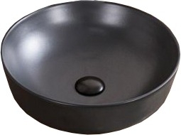 Рукомойник BelBagno BB1315-H301 накладной круглая, цвет черный