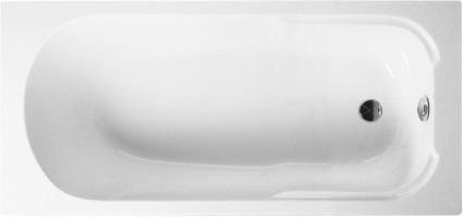 Акриловая ванна VitrA Queen 150x70 прямоугольная, пристенная, объем 150 л.