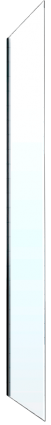 Боковая стенка Radaway Idea Black S1 KDJ 110 L