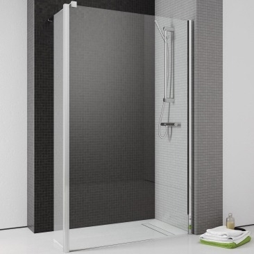Душевая перегородка Radaway EOS II Walk-in 90x200 R двери распашные, стекло прозрачное