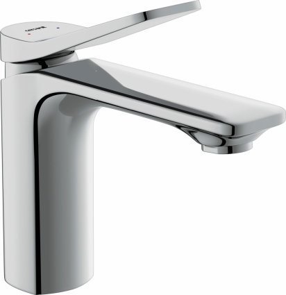Смеситель Cersanit Odra 63050 для раковины, хром, однорычажный, высота излива 10.1 см