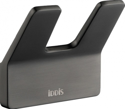 Крючок IDDIS Slide SLIGM20i41 двойной, графитовый в современном стиле