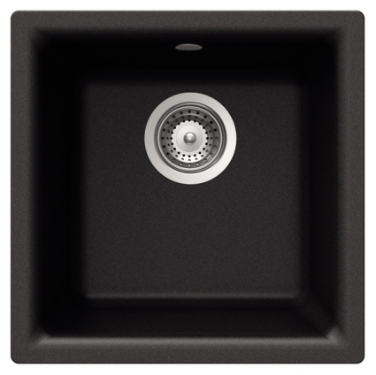 Мойка кухонная Schock Euro 40 (N-100) оникс матовая, квадратная, 40x40 см