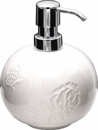 Дозатор Ridder Flower 2133501 белый настольный,  в современном стиле