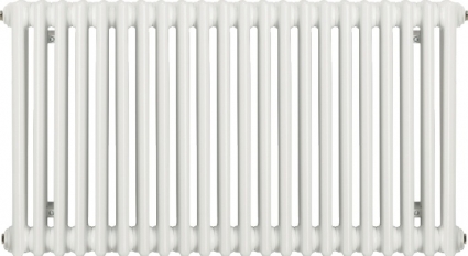 Радиатор стальной Zehnder Charleston 2056/22 2-трубчатый, подключение 1270, белый, на площадь 9.46 кв.м., 103.8x6.2x55.8 см