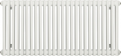 Радиатор стальной Zehnder Charleston 2056/26 2-трубчатый, подключение 1270, белый, на площадь 11.18 кв.м., 122.2x6.2x55.8 см