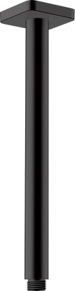 Кронштейн для верхнего душа Hansgrohe Vernis Shape 26407670 черный штанга 34 см,  в современном стиле