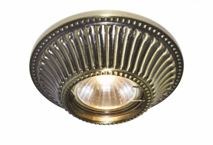 Встраиваемый светильник Arte Lamp Arena A5298PL-1AB в классическом стиле, цвет бронза