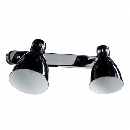 Спот Arte Lamp 48 A5049AP-2BK в современном стиле, цвет черный, мощность 120 Вт