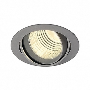 SLV Светильник встраиваемый NEW TRIA ROUND DLMI 26Вт, 4000K, 2000lm, 60°, серебристый 113734, в современном стиле, цвет серебро