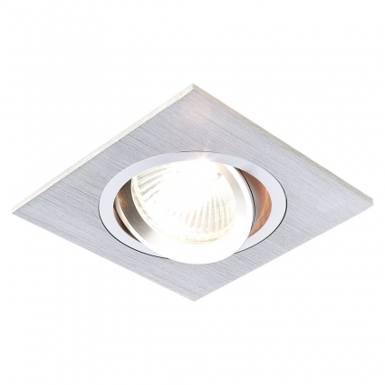 Встраиваемый светильник Ambrella light Classic A601 AL в современном стиле, цвет серый