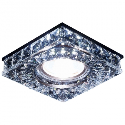 Встраиваемый светодиодный светильник Ambrella light Led S251 BK в классическом стиле, мощность 53 Вт