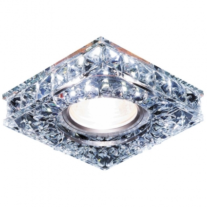 Встраиваемый светодиодный светильник Ambrella light Led S251 CH в классическом стиле, цвет хром