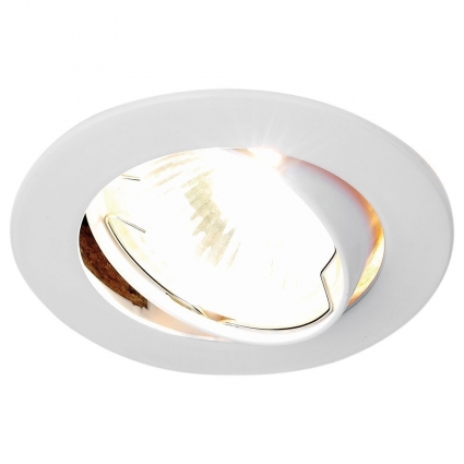 Встраиваемый светильник Ambrella light Classic 104S WH в современном стиле, цвет белый