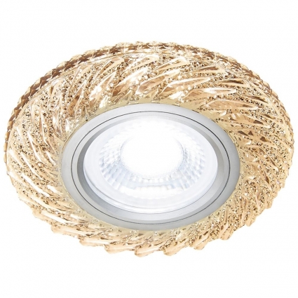 Встраиваемый светодиодный светильник Ambrella light Led S295 CH/WR в классическом стиле, цвет хром