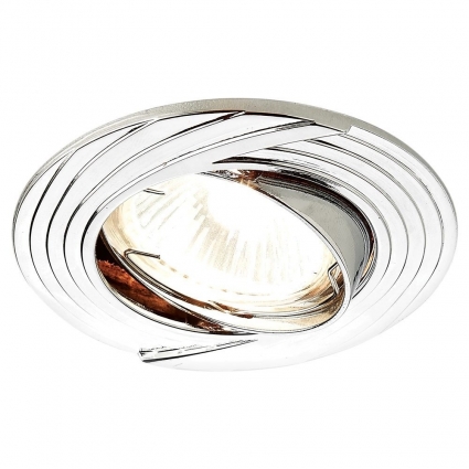 Встраиваемый светильник Ambrella light Classic 722 CH в современном стиле, цвет хром