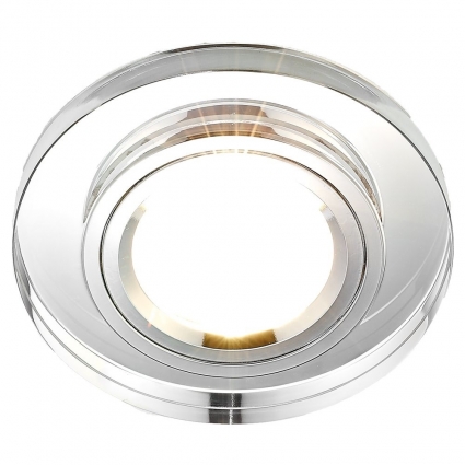 Встраиваемый светильник Ambrella light Classic 8060 CL в современном стиле, цвет хром