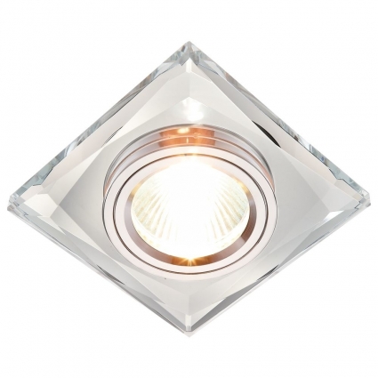 Встраиваемый светильник Ambrella light Classic 8370 CL в современном стиле, цвет хром