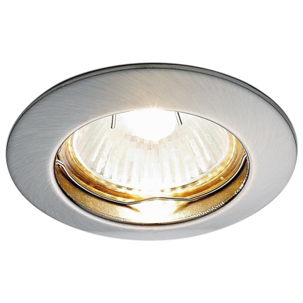 Встраиваемый светильник Ambrella light Classic 863A SN в современном стиле, цвет матовый никель