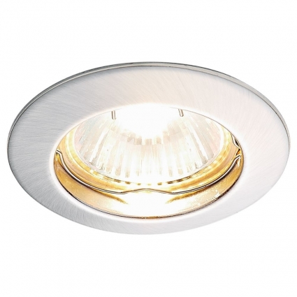 Встраиваемый светильник Ambrella light Classic 863A SS в современном стиле, цвет серебро