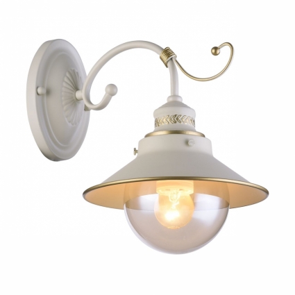 Бра Omnilux Torri OML-50801-01 в стиле кантри, цвет кремовый, мощность 60 Вт