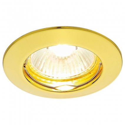 Встраиваемый светильник Ambrella light Classic 863A GD в современном стиле, цвет золотой