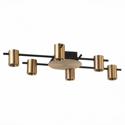 Потолочная люстра ST Luce Veroli SL1207.402.06 в стиле Хай-тек, цвет латунь