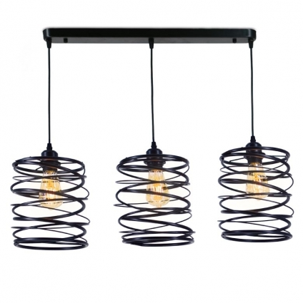Подвесной светильник Ambrella light Traditional TR8403 в стиле лофт, цвет черный