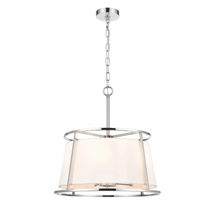 Подвесная люстра Vele Luce Linda VL4243P05 в классическом стиле, цвет хром