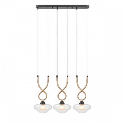 Подвесной светильник Vele Luce Janice VL5444P03 в стиле модерн, цвет черный