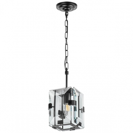 Подвесной светильник Lightstar Novara 713217 в стиле арт-деко, цвет черный