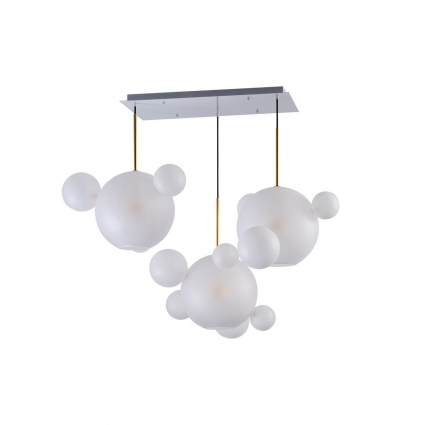 Подвесной светильник Loft IT Bolle 2030-S3 в стиле Хай-тек, цвет белый