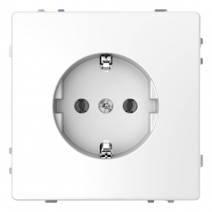 Розетка Schneider Electric Merten D-Life 16A с/з и шторками MTN2400-6035 цвет белый
