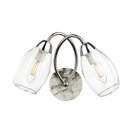 Бра Lumion Romeo 4561/2W в стиле модерн, цвет хром, мощность 80 Вт