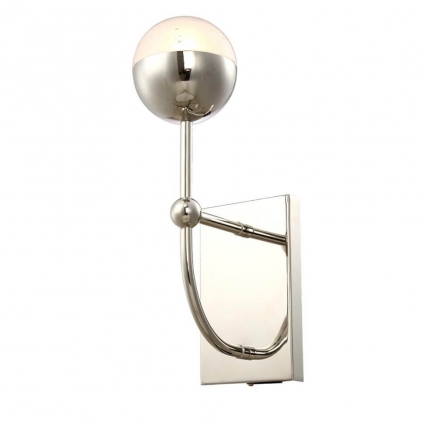 Бра Crystal Lux Truena AP1 Nickel в современном стиле, мощность 5 Вт