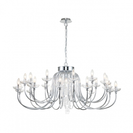 Подвесная люстра Favourite Bellis 2870-25P в стиле арт-деко, цвет хром