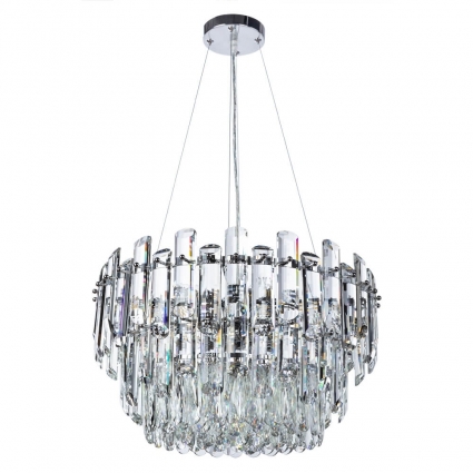 Подвесная люстра Divinare Bellatrix 3510/02 LM-11 в стиле модерн, цвет хром