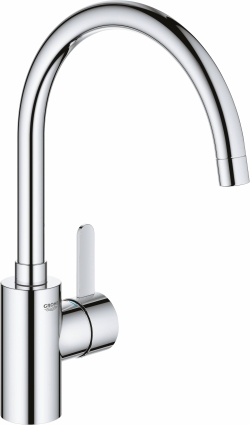 Смеситель Grohe Eurosmart Cosmopolitan 3284320E для кухонной мойки, хром, однорычажный, высота излива 22.5 см