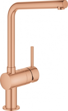 Смеситель Grohe Minta 31375DL0 для кухонной мойки, теплый закат, однорычажный, медь