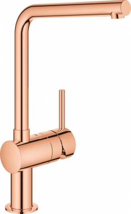 Смеситель Grohe Minta 31375DA0 для кухонной мойки, теплый закат, однорычажный, медь