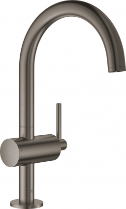 Смеситель Grohe Atrio New 32042AL3 для раковины, темный графит, однорычажный, черный